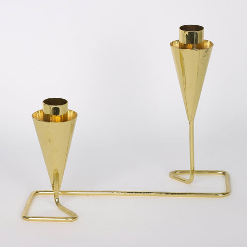8.5*3*6''Gold Candle Holder