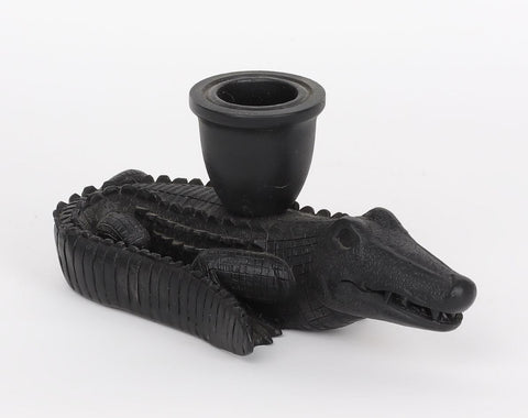 6''X2.75''X2.75''
Resin Crocodile T-Light Décor