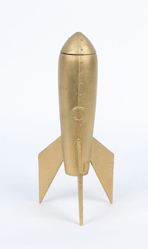 3.5X3X8"Resin rocket table décor