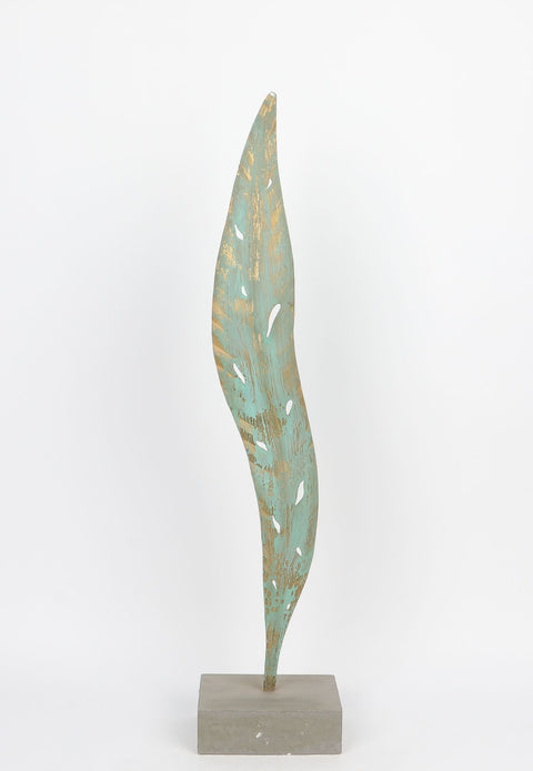 8.25''x4.75''x34.5'' Décor de feuille de métal