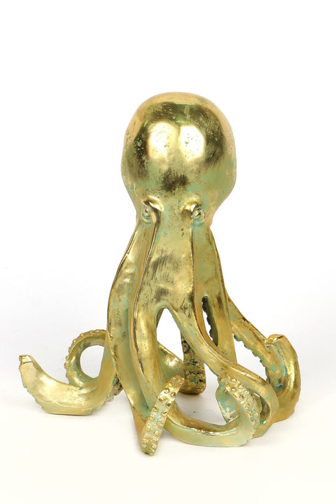 Décor de pieuvre en résine 6"x5.5"x7"