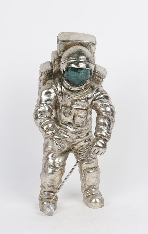 5.25''X7.25''X11'' Silver Astronaut Table Décor