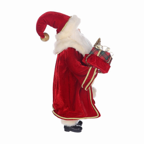 11*7*18'' CHRISTMAS SANTA WITH GIFTS DÉCOR