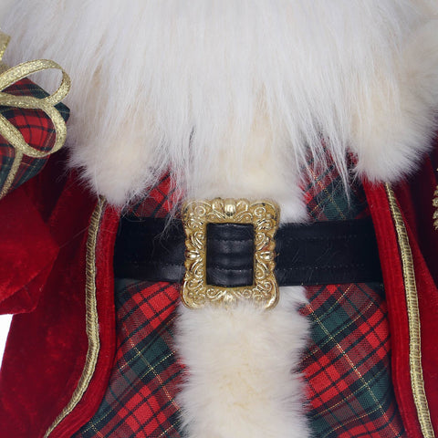 11*7*18'' CHRISTMAS SANTA WITH GIFTS DÉCOR