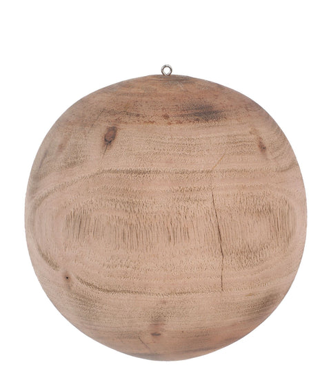 5'' Wood ball décor