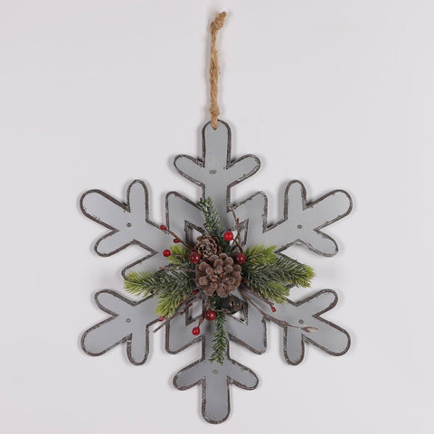 10.5*1.5*12'' Christmas Snowflake Wall Décor