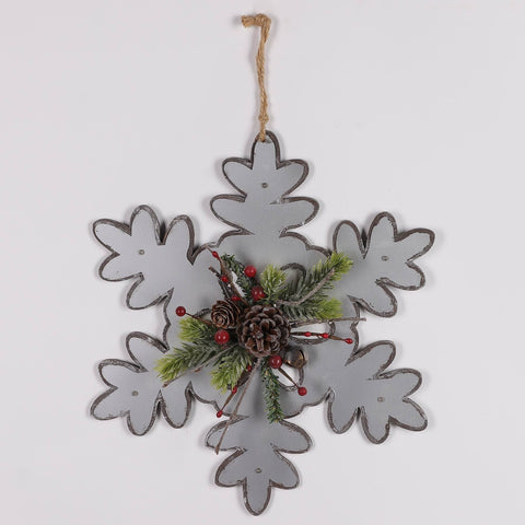 10.5*1.5*12'' Christmas Snowflake Wall Décor
