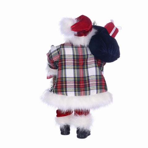 11*9*18'' CHRISTMAS STANDING SANTA DÉCOR