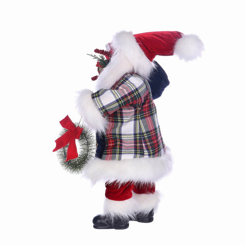 11*9*18'' CHRISTMAS STANDING SANTA DÉCOR