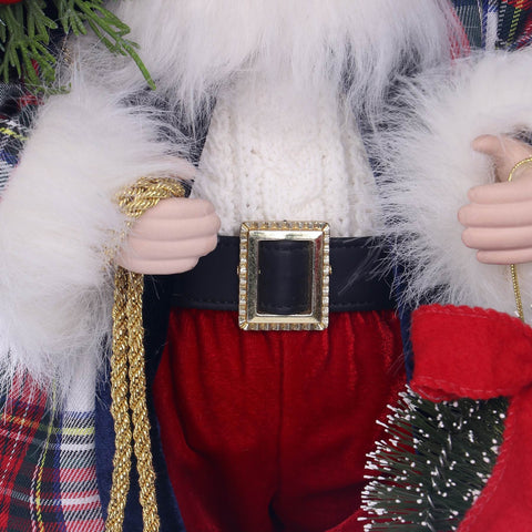11*9*18'' CHRISTMAS STANDING SANTA DÉCOR