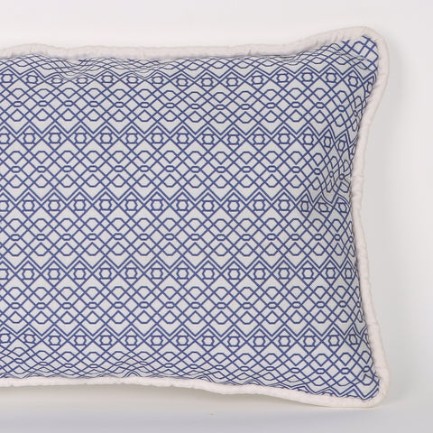 12*3*8''Blue Throw Pillow