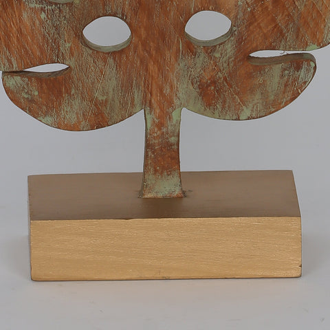 6*2.5*10‘’Dark Brown . Table Décor