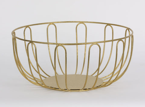 9''X9''X4''
DÉCOR BOL EN MÉTAL DORÉ