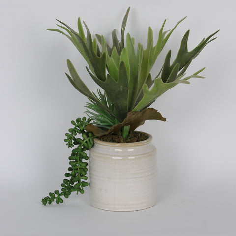 9*9*13''Artificial Green Pot Plant