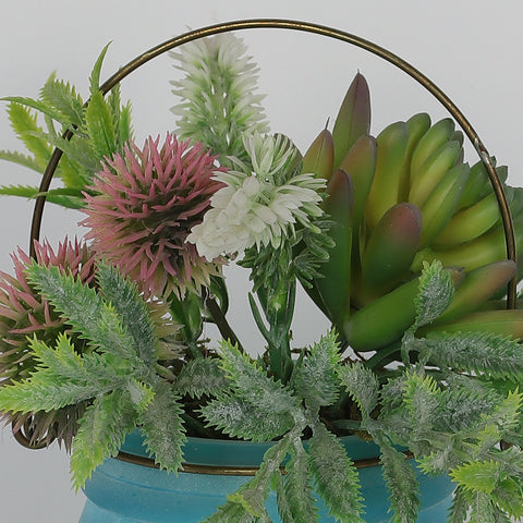 5.5''*5.5''*6.25'' Succulent Greenery Hanging Décor