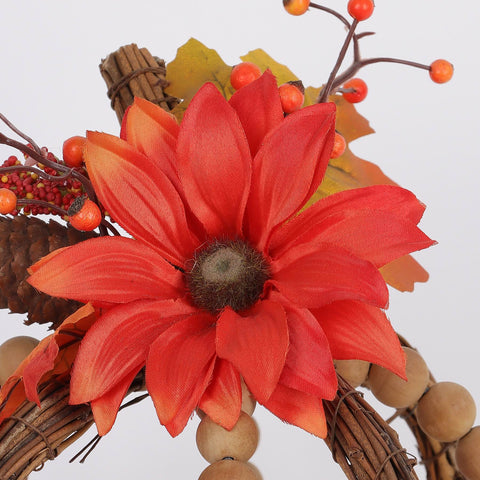11IN FALL PUMPKIN FLORAL DÉCOR