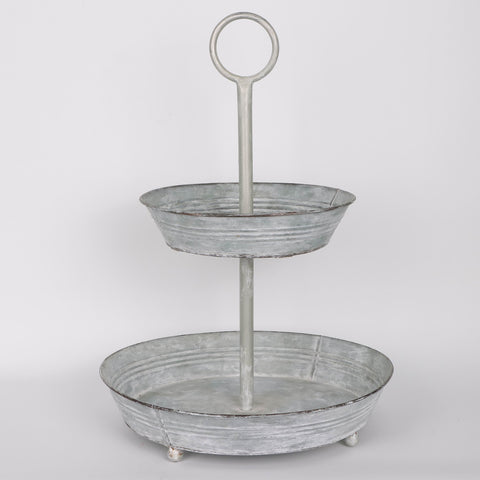 13.75*19.25''Two-Layered Tray Décor