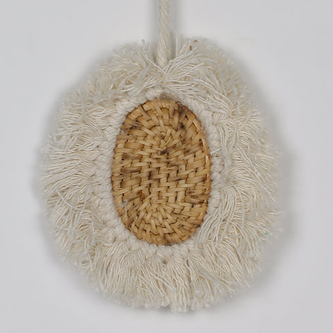 4*0.25*4.5‘’Hemp Rope Woven Straw Wall Décor