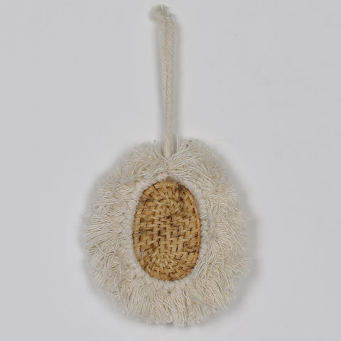 4*0.25*4.5‘’Hemp Rope Woven Straw Wall Décor