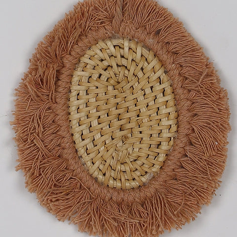 3.25*0.25*3.75‘’Hemp Rope Woven Straw Wall Décor