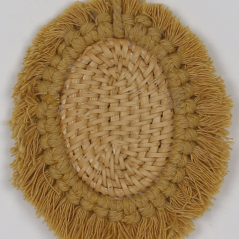 3.25*0.25*3.75‘’Hemp Rope Woven Straw Wall Décor