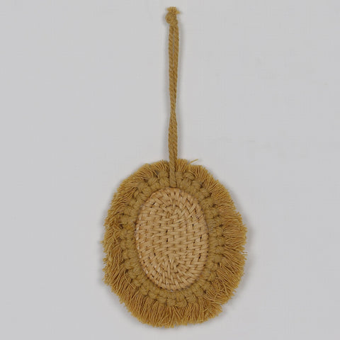 3.25*0.25*3.75‘’Hemp Rope Woven Straw Wall Décor