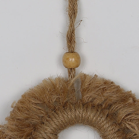 3.75*0.5*4.5‘’Hemp Rope Woven Straw Wall Décor