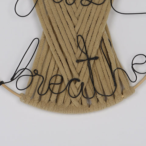 12*1*12‘’Hemp Rope Woven Straw Wall Décor