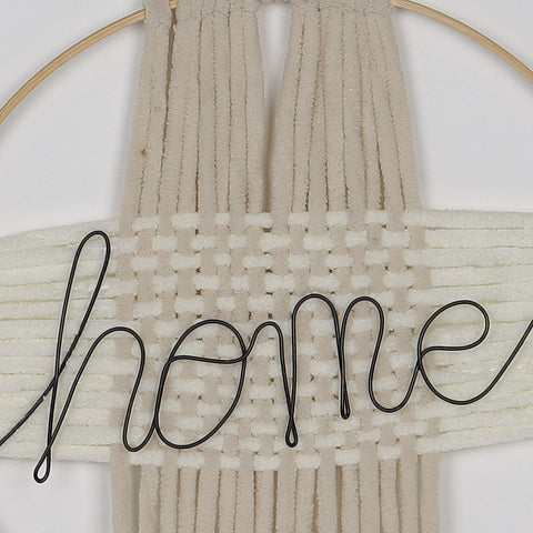 12*1*18.5‘’Hemp Rope Woven Straw Wall Décor