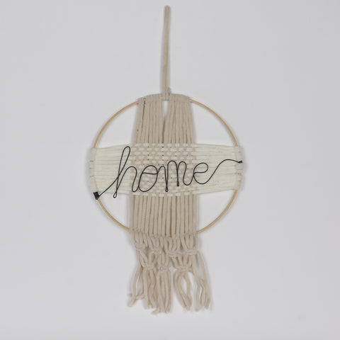 12*1*18.5‘’Hemp Rope Woven Straw Wall Décor
