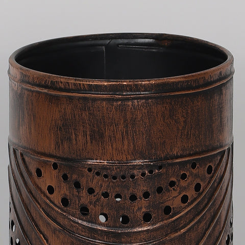 4*5.5‘’Dark Brown Metal Basket Décor