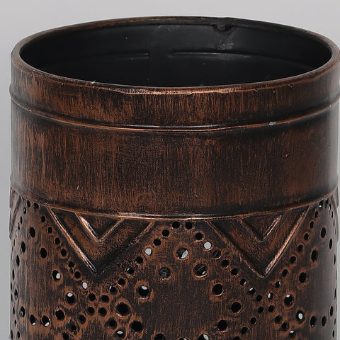 4*5.5‘’Dark Brown Metal Basket Décor
