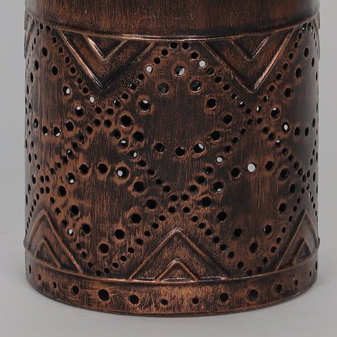 4*5.5‘’Dark Brown Metal Basket Décor