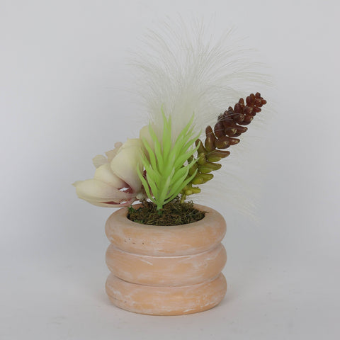 6*4*6''Simulated Flower Plant Pot Décor