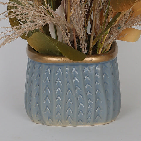 8*8*16''Simulated Mixed Flower Plant Pot Décor