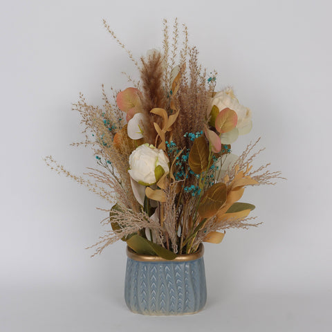 8*8*16''Simulated Mixed Flower  Plant Pot Décor