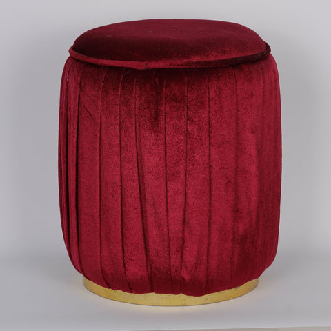 11.5*11.5*14''Burgundy Stool Décor