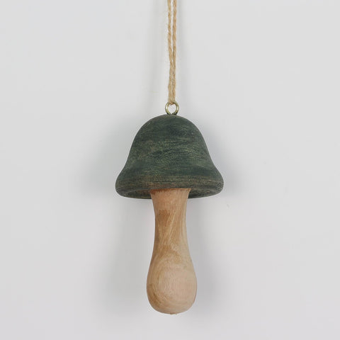 CHRISTMAS 4IN BLUE MUSHROOM ORNAMENT