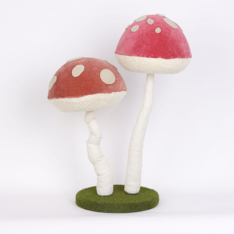 10.5*8.5*18" 2CT. DÉCOR DE CHAMPIGNON