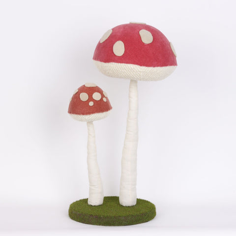 8*6.5*12.5" 2Ct. Mushroom Décor
