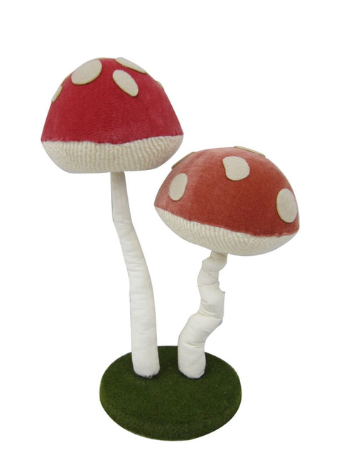 13*8*18.5" 2CT. MUSHROOM DÉCOR