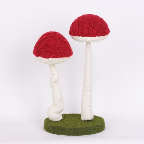8*6.5*12.5" 2Ct. Mushroom Décor