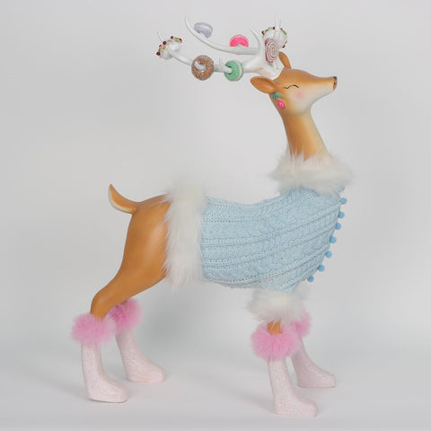 Christmas Deer Tabletop Décor with Elegant Design