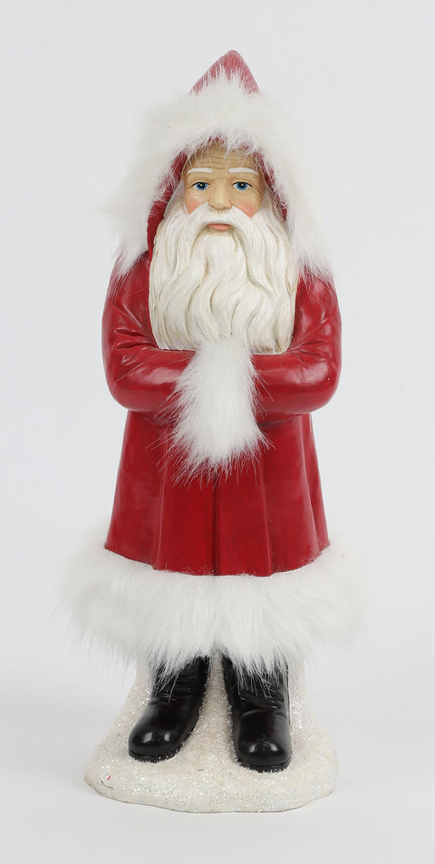 16" Red & White Classic Santa Figure