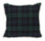 16 X 6 X 16"H Fabric Green Plaid Pillow