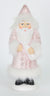 12 Inch Pink/White Polyresin Santa Claus