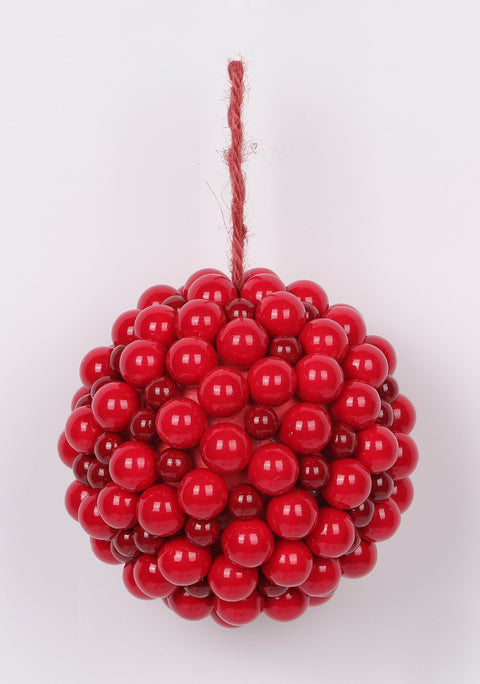 Dia.4.25"H Red Berry Ornament