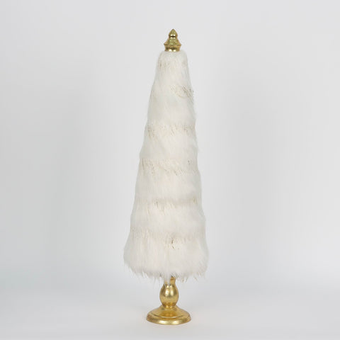 CHRISTMAS 19.5in White Tree table décor