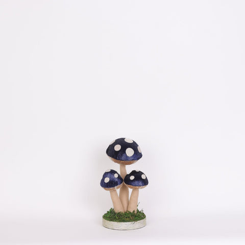 6*6*9.5" 3Ct. Mushroom Décor