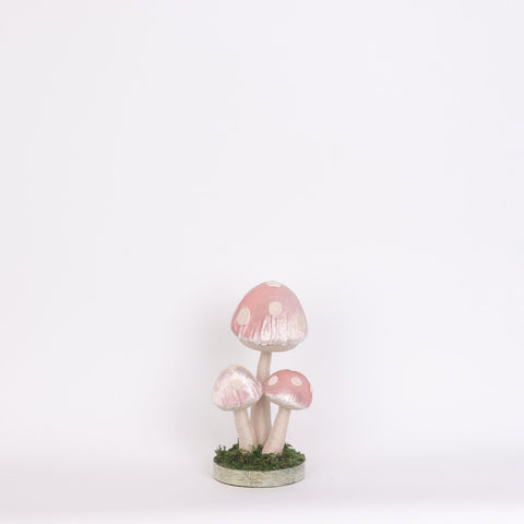 6*6*10.5" 3Ct. Mushroom Décor